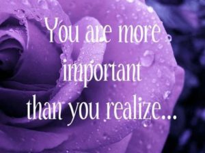 You Are Important